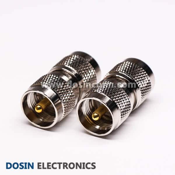 Uhf Connector Pl Male To Male Uhf Adapter Connector Dosin Electronics