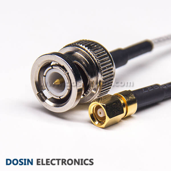 SMC Connector Straight Male to BNC Straight Male Coaxial Cable with